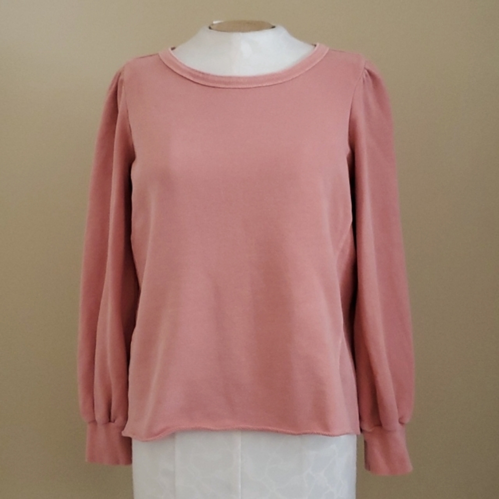Members Mark Fashion Sleeve Adobe Coral Sweatshirt
